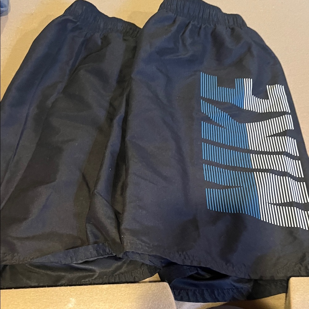 Nike Kids Dark Blue Athletic Shorts